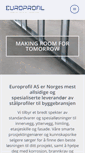 Mobile Screenshot of europrofil.no
